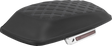 SADDLEMEN Saddlebag Lid Covers - Lattice - Silver Stitch - FLH/FLT '14-'25 L870-14-18405