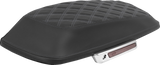 SADDLEMEN Saddlebag Lid Covers - Lattice - Silver Stitch - FLH/FLT '14-'25 L870-14-18405