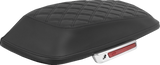 SADDLEMEN Saddlebag Lid Covers - Lattice - Black Stitch - FLH/FLT '14-'25 L870-14-18400