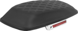 SADDLEMEN Saddlebag Lid Covers - Lattice - Gray Stitch - FLH/FLT '14-'25 L870-14-18402