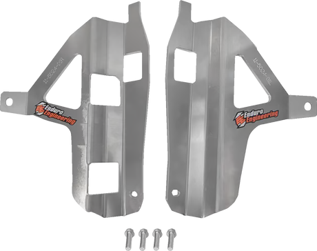 MOOSE OFFROAD Radiator Braces - Silver - Yamaha 11-5024