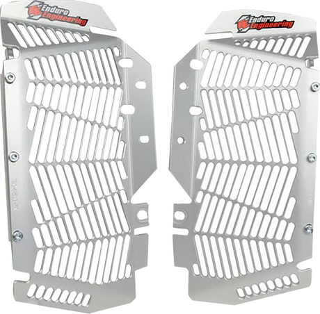 MOOSE OFFROAD Radiator Guards - Silver - Yamaha 12-5023