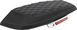 SADDLEMEN Saddlebag Lid Covers - Lattice - Silver Stitch - FLH/FLT '23-'25 L870-23-18405