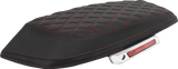 SADDLEMEN Saddlebag Lid Covers - Lattice - Red Stitch - FLH/FLT '23-'25 L870-23-18404