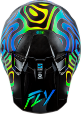 Formula S Carbon Zen Helmet Black Carbon/Blue/Yellow Xs - Cycle City Outdoors