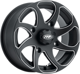 ITP Wheel - Twister? - Directional - Front/Rear | Right - Milled Black - 14x7 - 4/137 - 5+2 1422328727BR