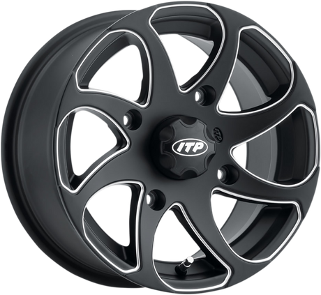 ITP Wheel - Twister? - Directional - Front/Rear | Right - Milled Black - 14x7 - 4/137 - 5+2 1422328727BR
