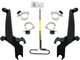 MEMPHIS SHADES Trigger Lock Sportshield Mounting Kit - Narrow - Black MEB8917