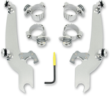 MEMPHIS SHADES Trigger Lock Sportshield Mounting Kit - Bolt - Polished MEK1992
