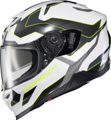 Scorpion - Exo T520 Full Face Helmet Zuse White/Hi Viz Lg