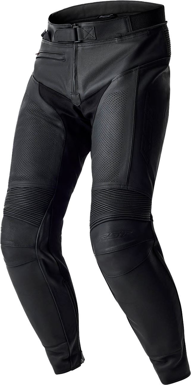 RST T2 D3O Leather Pants Black