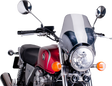Puig Hi-Tech Parts 0869H Naked Windshield - Smoke | Street