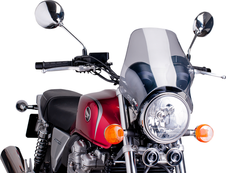 Puig Hi-Tech Parts 0869H Naked Windshield - Smoke | Street