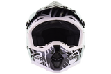 MSR - Assault motocross Helmet - Gloss Black/ White - Youth Medium (open box)