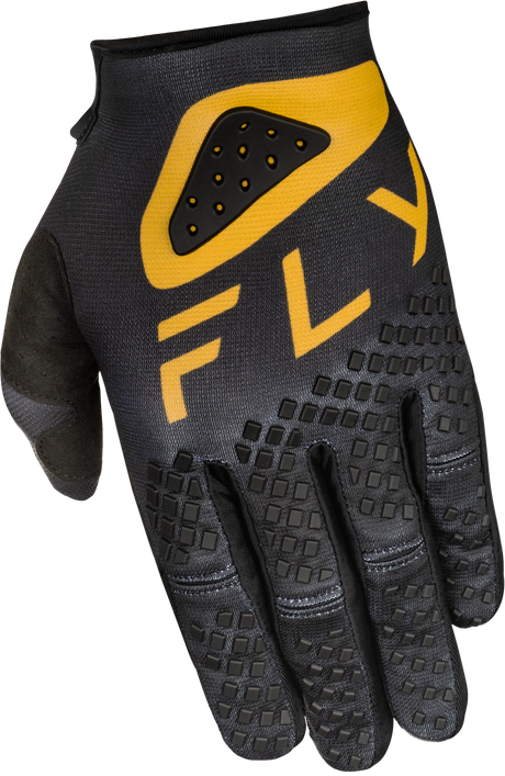 Youth Kinetic Center Gloves Black/Gold Yl - Cycle City Outdoors