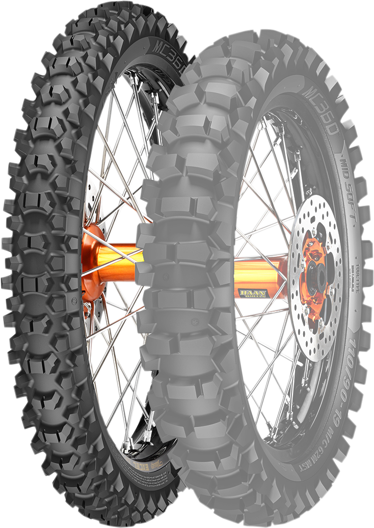 METZELER Tire - MC360™ Mid-Soft - Rear - 100/90-19 - 57M 2762800