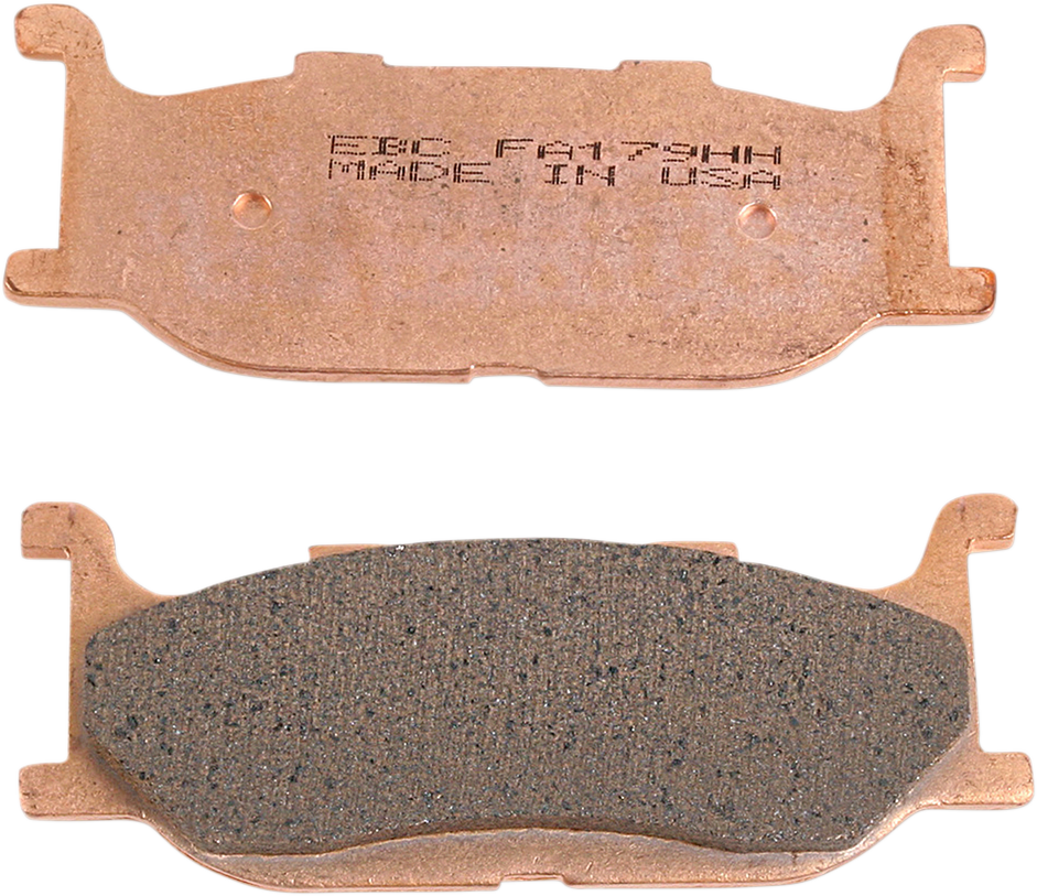 EBC FA-HH Series Sintered Front Brake Pads - FA179HH (Yamaha XVS 650 V-Star Custom / Tank Sports Courier 1992–2023)