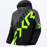 FXR Cold Cross CX Children's Winter Snowmobile Jacket | Blue/Black/HiVis & Charcoal/Black/Lime | 260422-4065