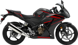 STOMPGRIP 55-14-0100B Tank Grips - Icon - Black - Honda - CBR '15-'22 | Street