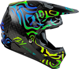 Formula S Carbon Zen Helmet Black Carbon/Blue/Yellow Xs - Cycle City Outdoors