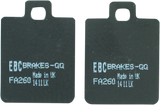 EBC SFA Series Organic Base Brake Pads - SFA260 (Vespa / Piaggio / CPI 1997–2021)