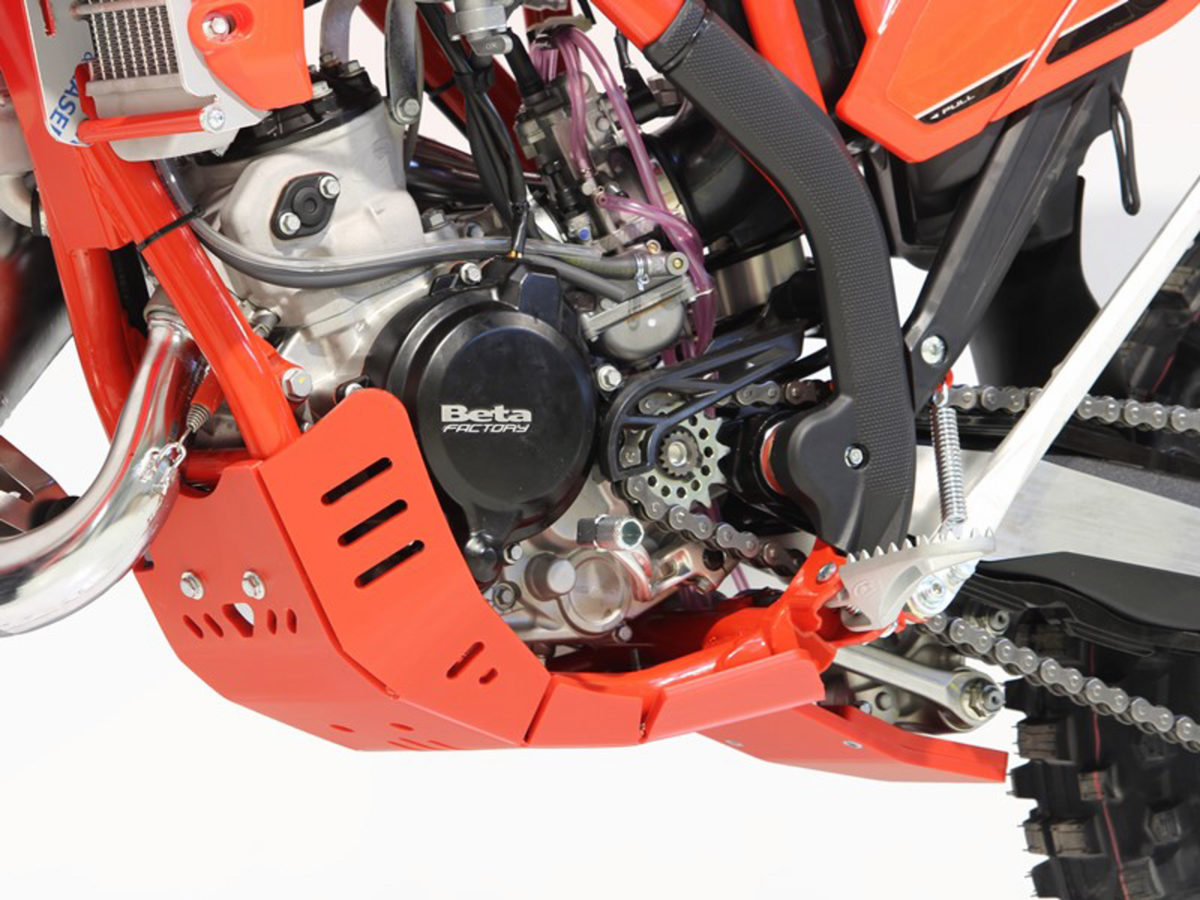 Axp Racing AX1686 Xtrem Skid Plate - Red - Beta - RR X-Pro/Enduro RR '23-'27 | Adventure/Off-Road