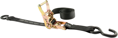 Erickson 05735 Tie-Down Straps - Ratchet - 1-1/2" x 6' - Black | ATV/UTV/Off-Road