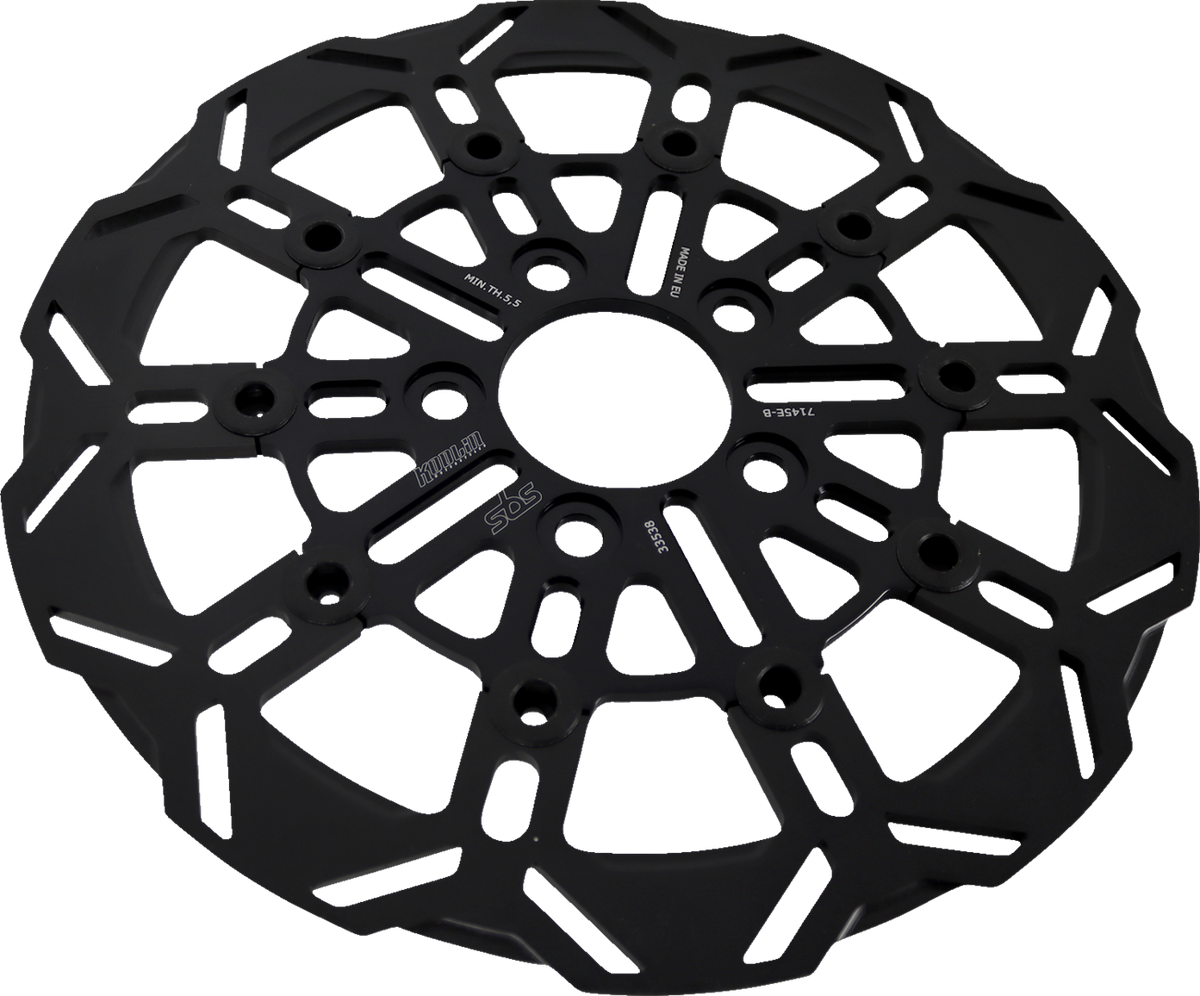 SBS Brake Rotor Designed by Kodlin, Rear - 7145E-B (Harley-Davidson FXDB Street Bob / FXDF Fat Bob / FLD Switchback 2004–2025)