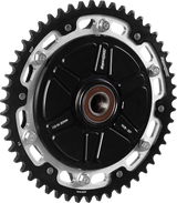 SUPERSPROX RST-227:51-SLV Stealth Rear Sprocket - With Cush Hub - 51 Tooth - Black/Silver - FLH/FLT | Street