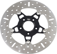 EBC FSD Series Stainless Steel Front Brake Rotor - FSD010BLK (Harley-Davidson 2000–2014)