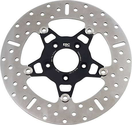 EBC FSD Series Stainless Steel Front Brake Rotor - FSD010BLK (Harley-Davidson 2000–2014)