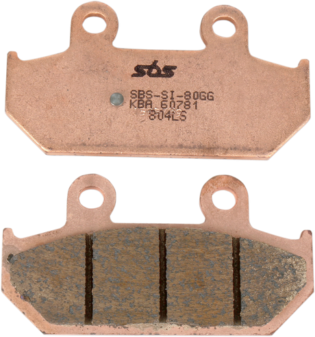 SBS Sintered Rear Brake Pads - 182MS (Suzuki Burgman / Burgman 400 / AN650 Burgman 2003–2026)