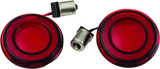 Kuryakyn Tracer L.E.D. Front Turn Signal Insert Red Light Red Lens 1156 - Cycle City Outdoors