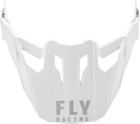 Trekker Solid Helmet Visor White - Cycle City Outdoors