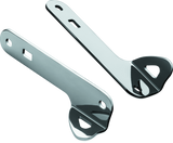 Kuryakyn Custom Teardrop Tie-Down Brackets 14-Up Touring Chrome - Cycle City Outdoors