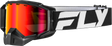 Zone Snow Goggle Blk/Whte W/Red Mirror/Amber Lens