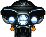 Kuryakyn LED Halo Trim Ring For 7inch Headlight 83-13 Touring Models Chrome - Cycle City Outdoors