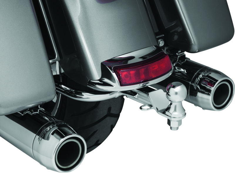 Kuryakyn Receiver Hitch  14-up Touring Models Black & Chrome - Cycle City Outdoors