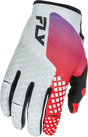 Kinetic Gloves Grey/Red/Purple/Black Md