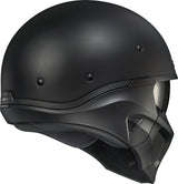 Covert X Open Face Helmet Matte Black Lg