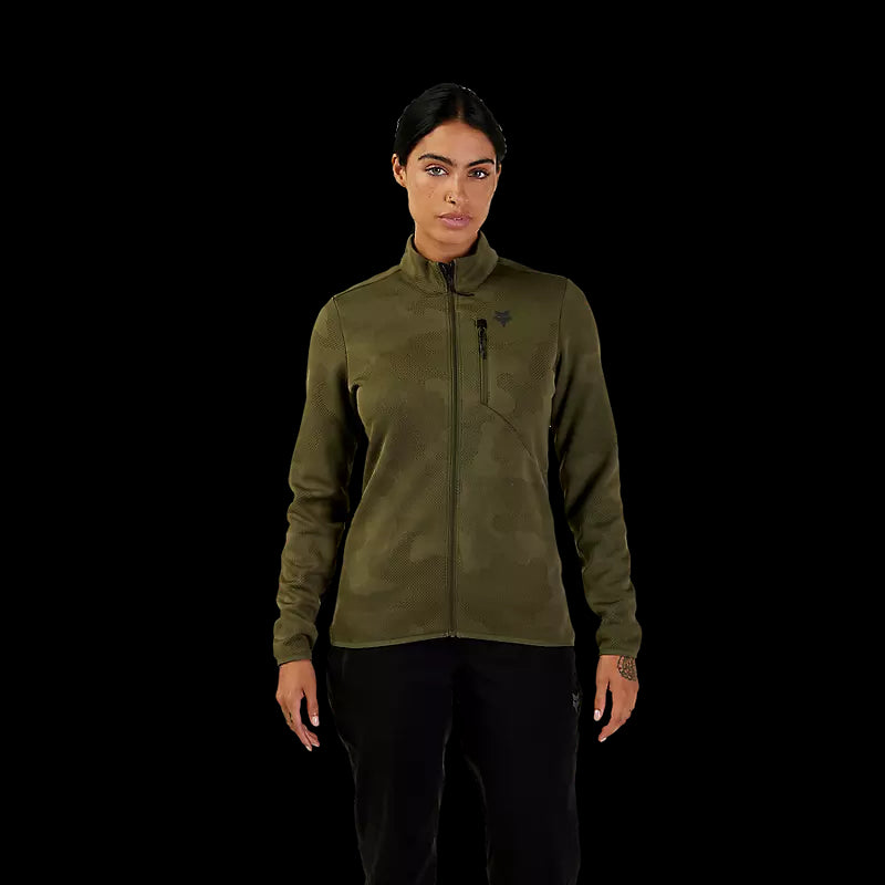 Fox Racing - Womens Ranger Mid-layer Jacket - Olive Green - S