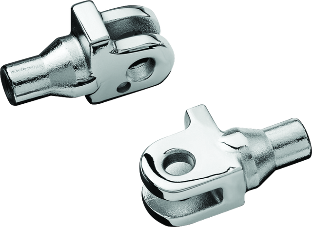 Kuryakyn Tapered Peg Adaptor Triumph Chrome - Cycle City Outdoors