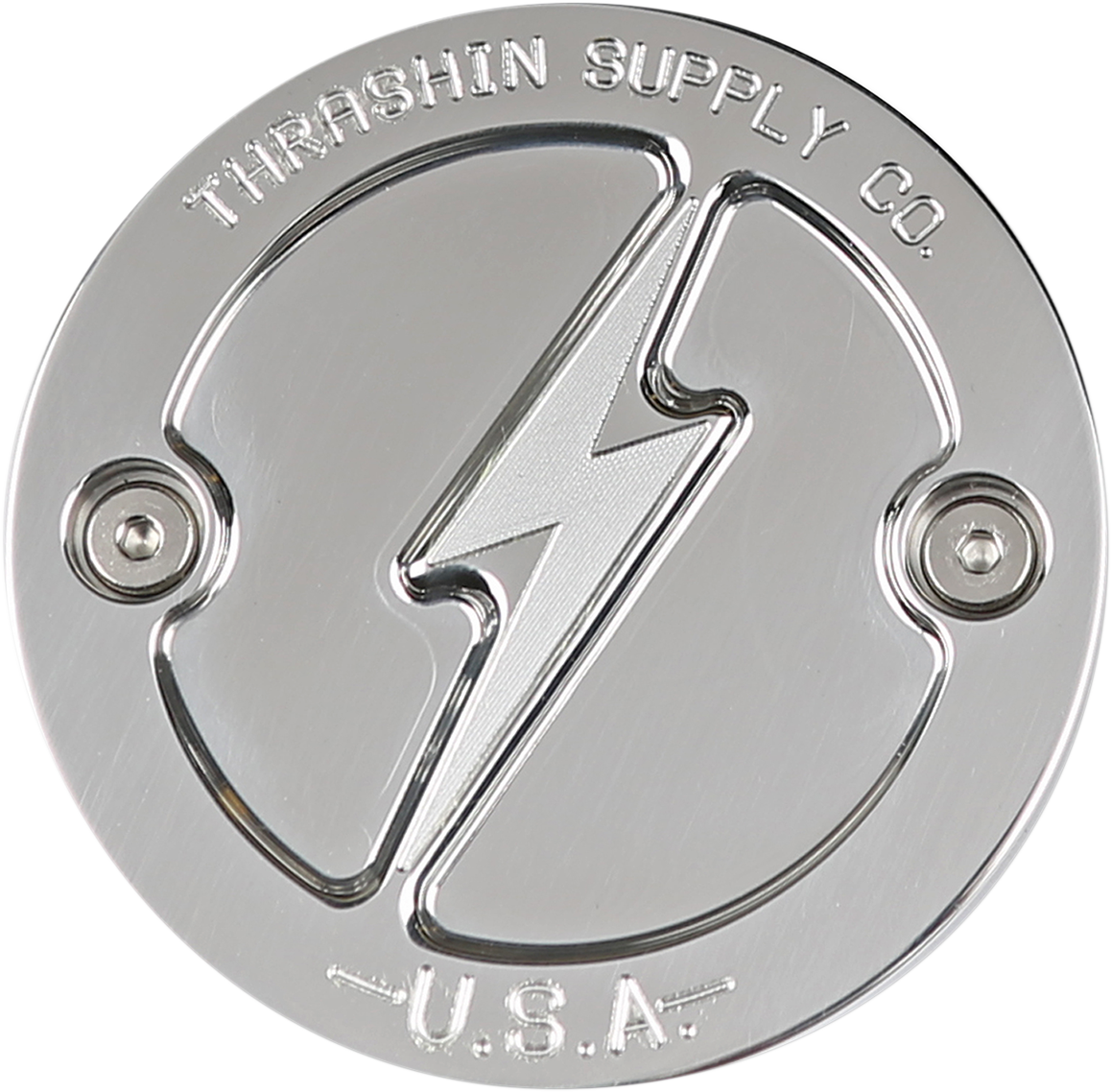 THRASHIN SUPPLY CO. Points Cover - Dished - Polished - M8 TSC-3027-2