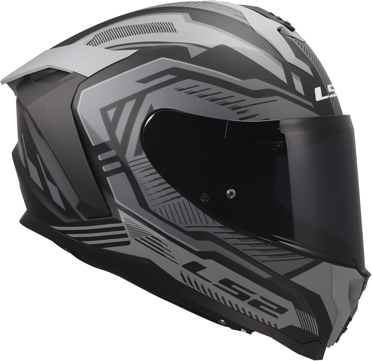 LS2 Challenger II Dravix Matte Gray Black
