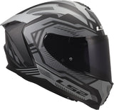 LS2 Challenger II Dravix Matte Gray Black
