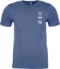 Fly Atom Tee Cool Blue Heather Lg - Cycle City Outdoors