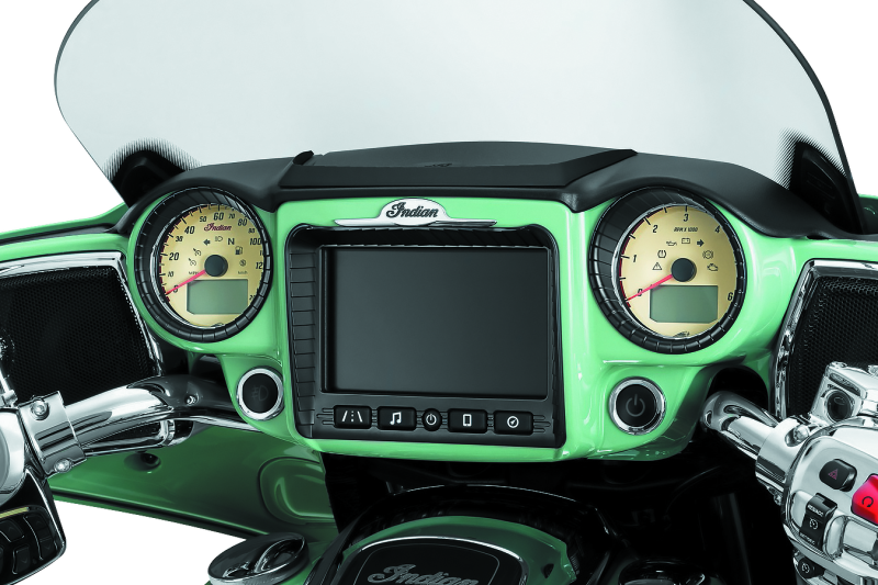 Kuryakyn Aztec Top Dash Accent Black - Cycle City Outdoors