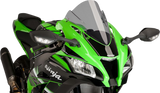 Puig Hi-Tech Parts 8912H Race Windscreen - 14-1/4" - Smoke - ZX10R | Street