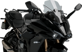 Puig Hi-Tech Parts 21341H Sport Windscreen - 16" - Smoke - GSX-S1000 GT | Street