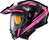 Scorpion - Exo At960 Cold Weather Helmet Hicks Pink Md (Dual Pane)